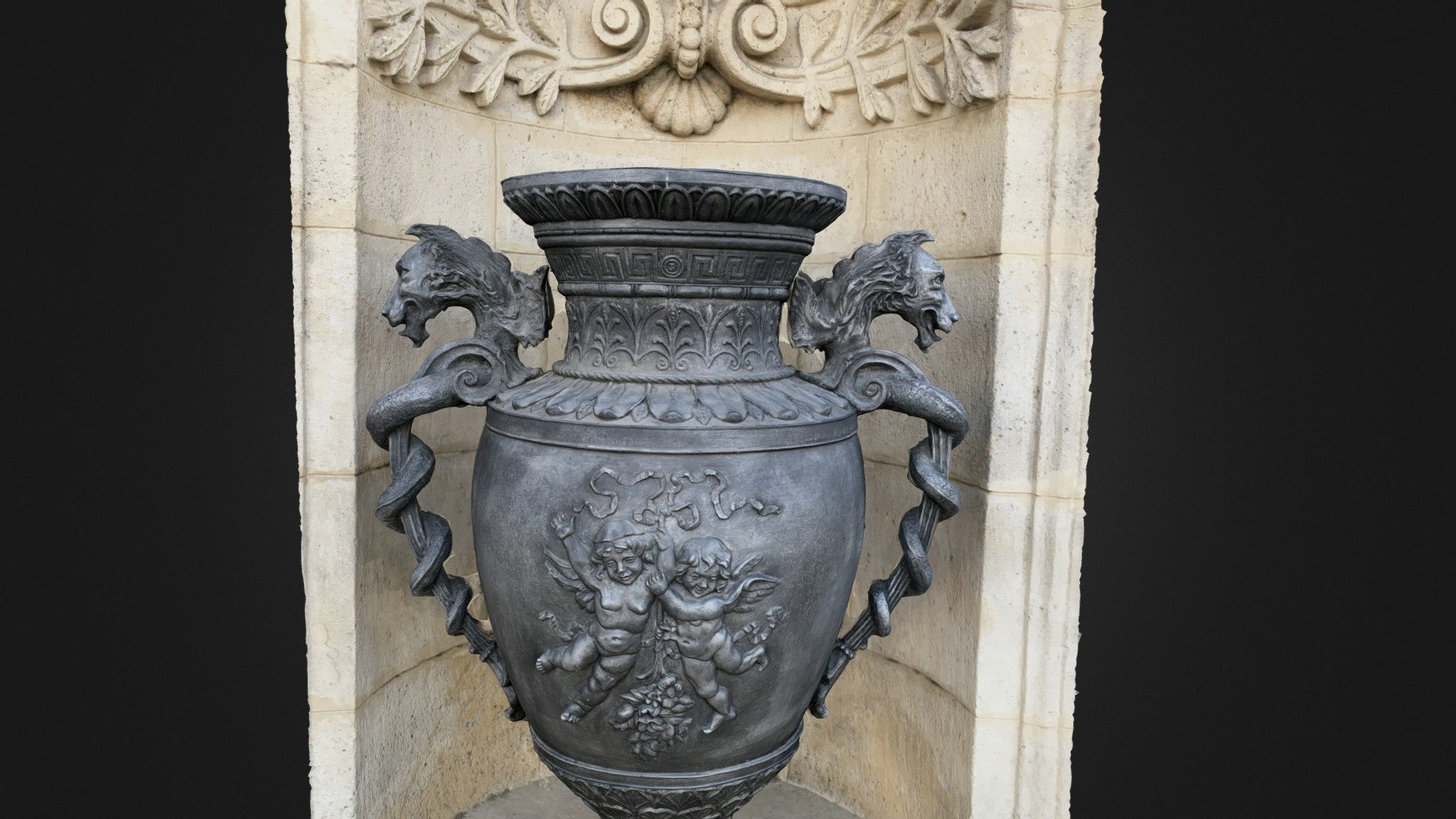 3D scan Urn, Vase | Castle Hill Budapest