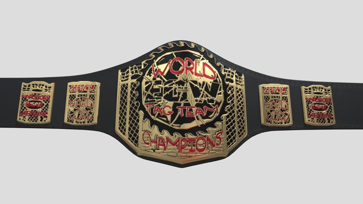 ECW - WORLD TAG TEAM CHAMPIONS BELT – Kostenloses 3D-Modell STL
