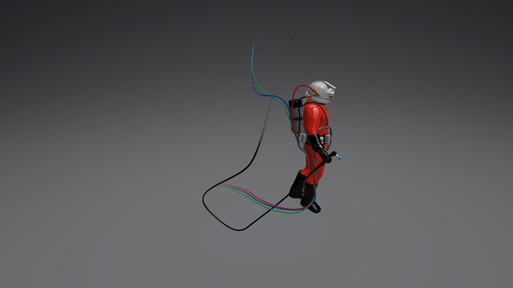 5- Dive Suit 3D Model