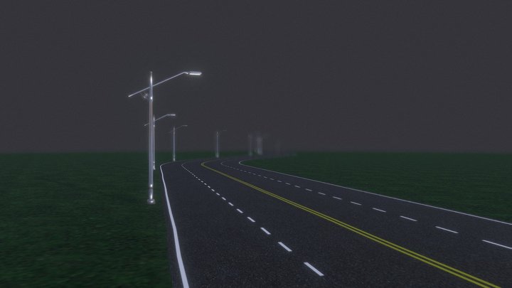 Road / Highway 3D Model