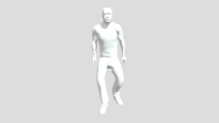 Indian bike driving 3D character model 2 3D Model