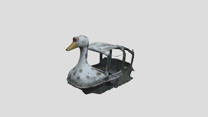 Swan Decimated Model 3D Model