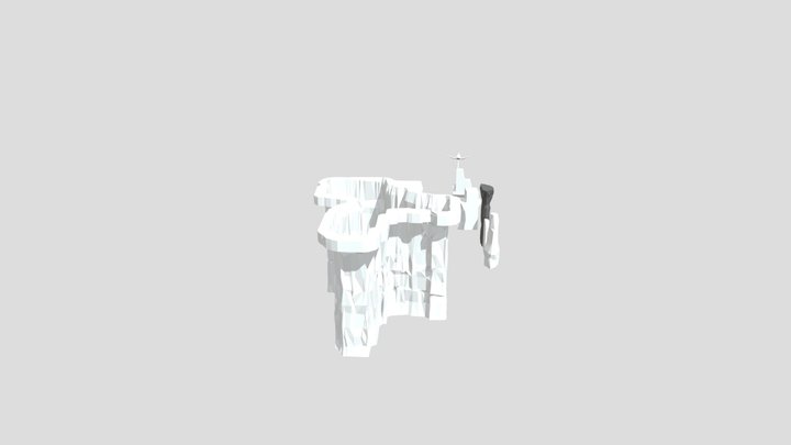 Desert Cave/Ravine Assets + 2 Buildings 3D Model