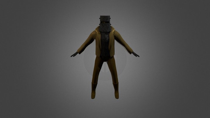 Armoured Outlaw 3D Model