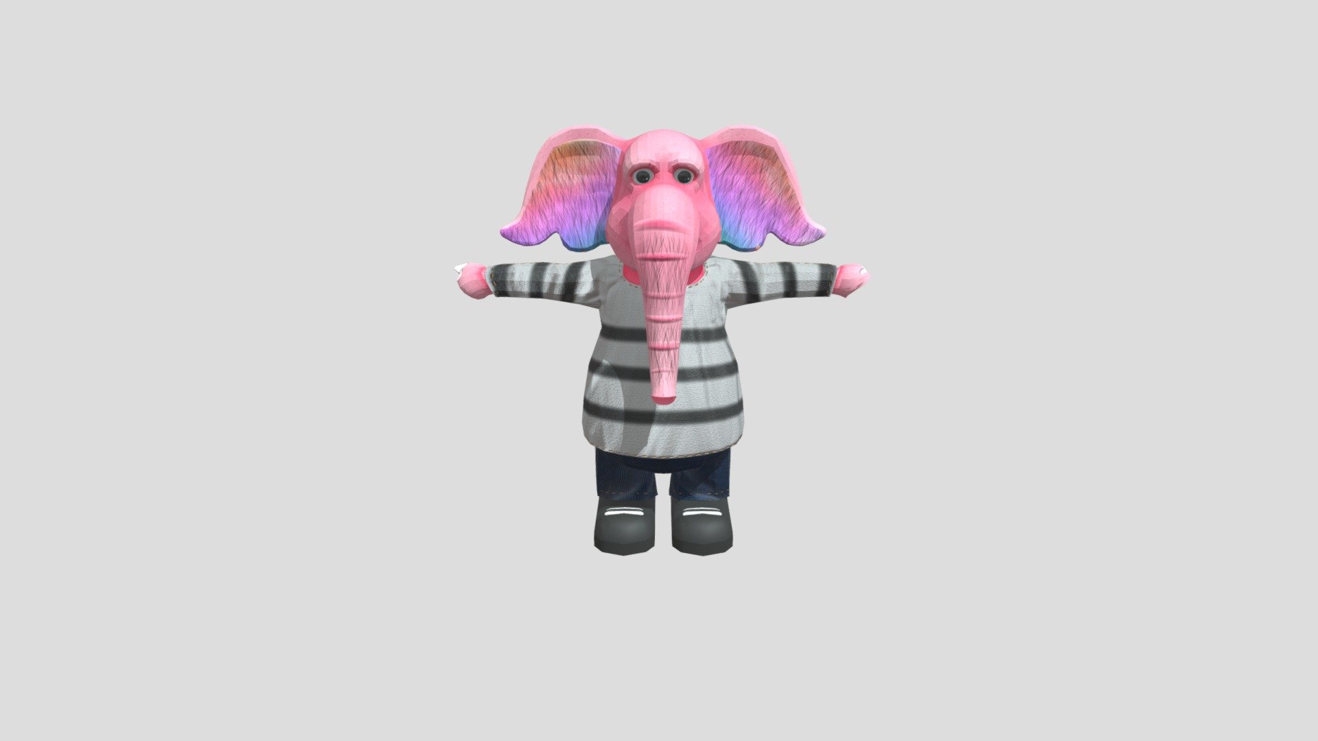 Sarik Character Pink
