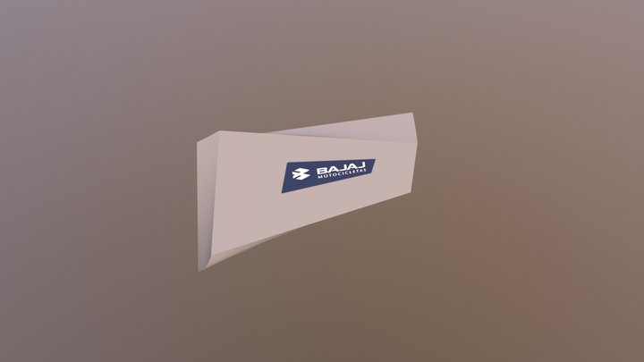 Bajaj Logo 2 3D Model