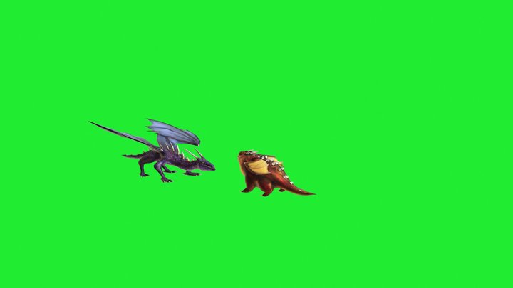 Dragon Scene 3D Model