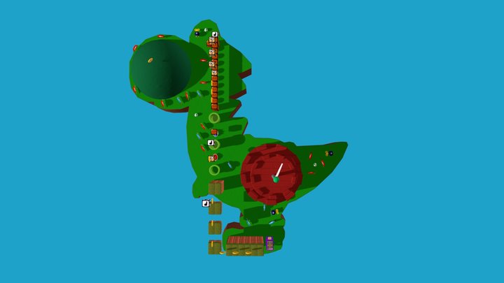 Snes/Nes mario world 3d remake 3D Model