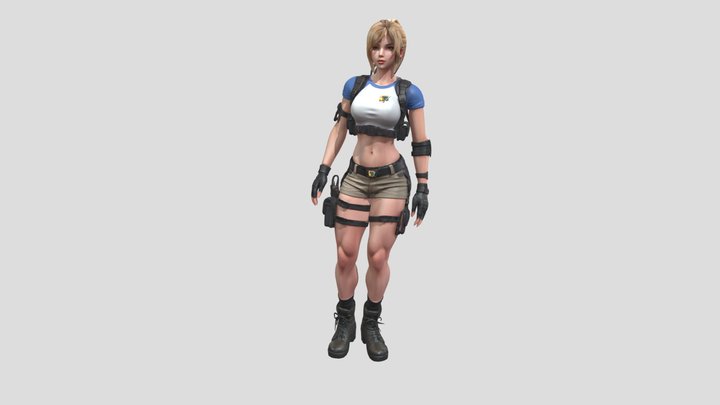Animated Female tactical character | Game ready