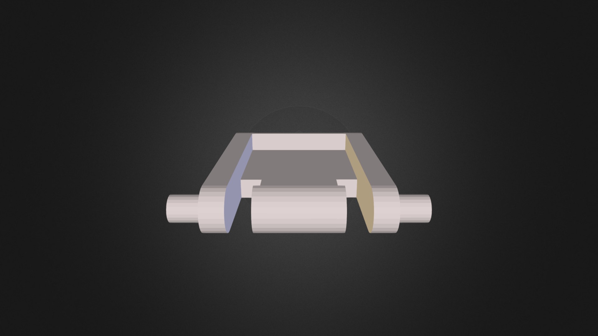 Logitech Keyboard K120 foot replacement 3D model by 3dindustries