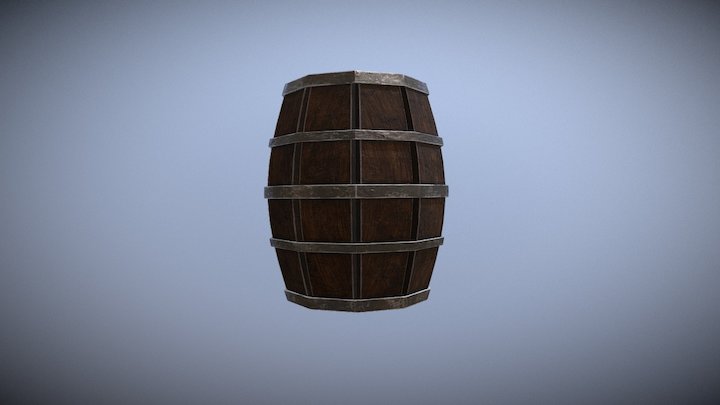 Barrel 3D Model