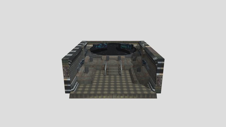 Retro Commandobrygga 3D Model