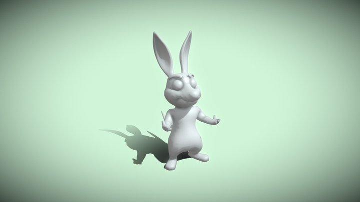 Cartoon-kangaroo-base-mesh 3D models - Sketchfab