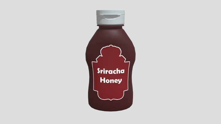 Sriracha Honey Sauce 3D Model