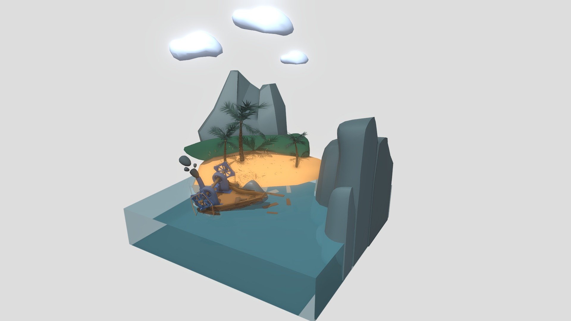 island scene