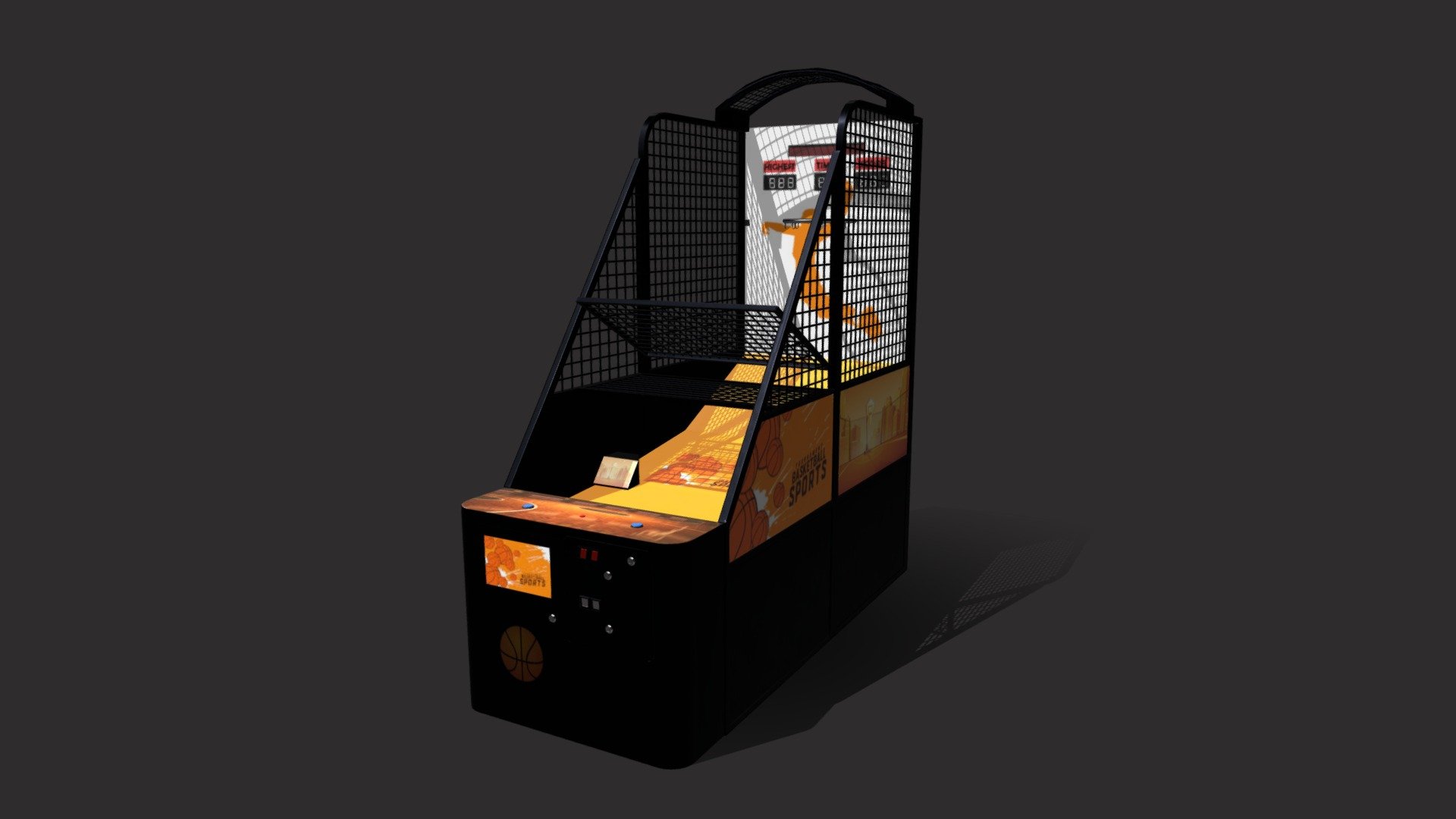 Basketball arcade - 3D model by AndresMirez [ffdbb97] - Sketchfab