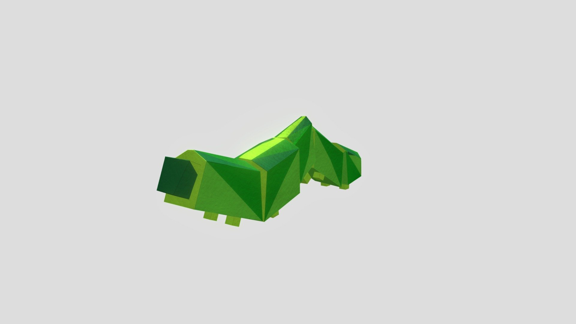 Lowpoly Caterpillar