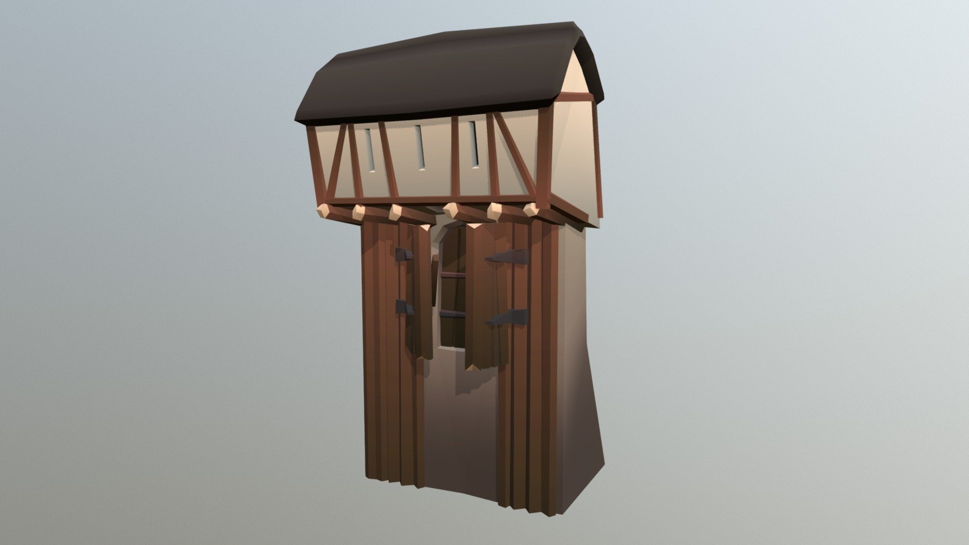 GateHouse Tall #MedievalFantasyAssets