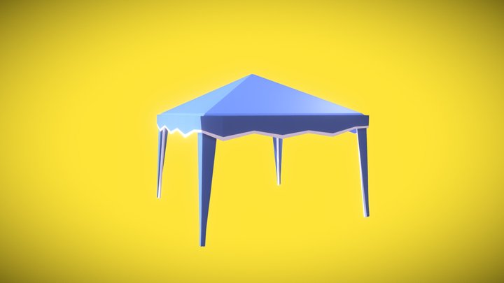 Carpa Playera - beach tent 3D Model