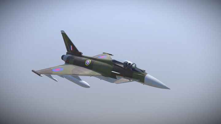 Eurofighter Typhoon 3D Model