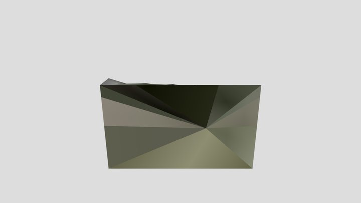 Two Fallen Stones 3D Model