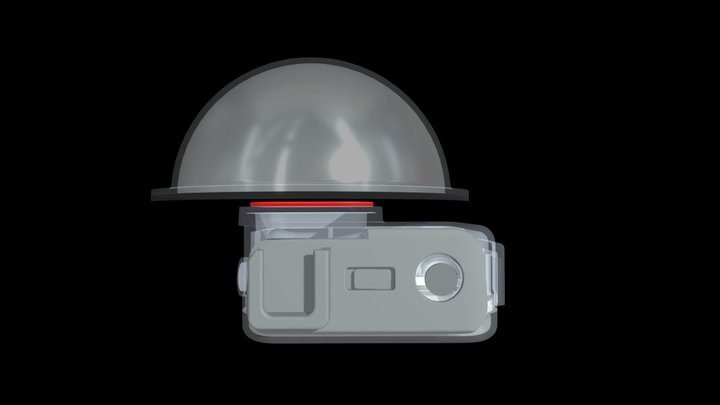 Insta360 Ace Pro Dome Port by SJPRO 3D Model