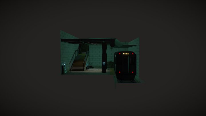 Abandoned_ Subway_ Station_ Final 3D Model