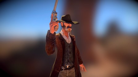 Gunslinger 3D Model