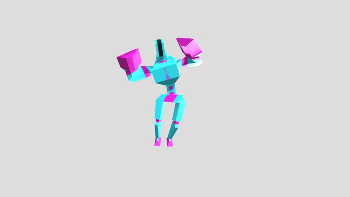 Dancing robot 3D Model