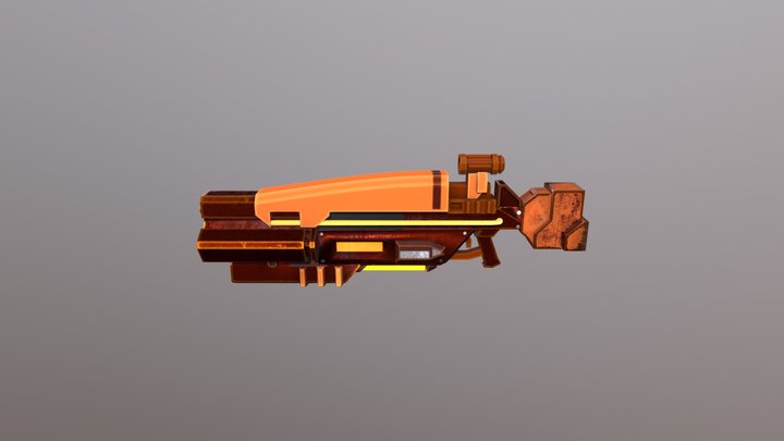 Sifi Rifle 3D Model