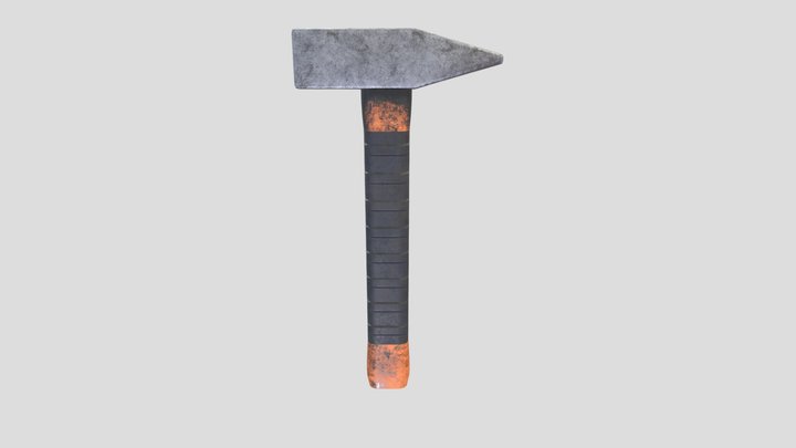 Hammer - Old & Dirty 3D Model