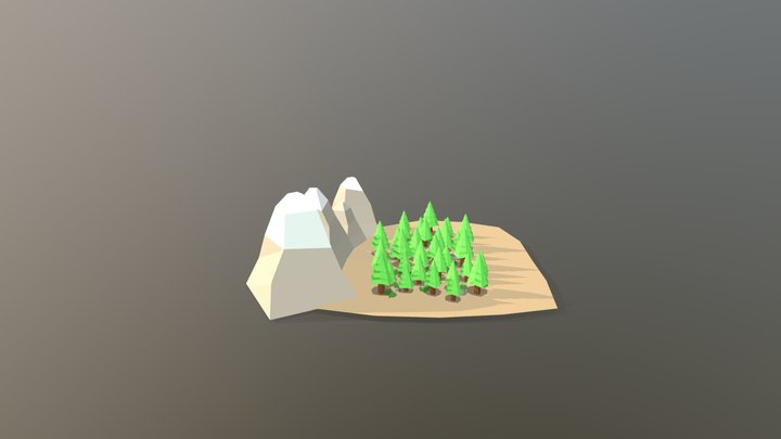 Lowpolyvalley 3D Model