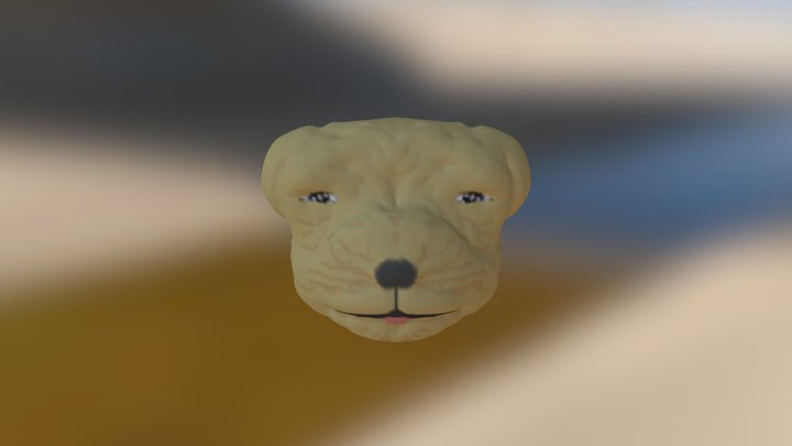 Pug 3D Model