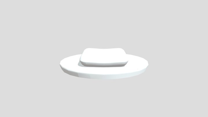 Soap Dish Wrapped 3D Model
