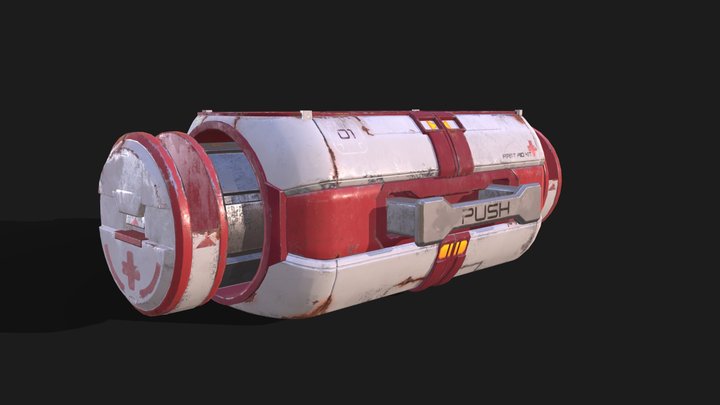 Medical Suitcase 3D Model