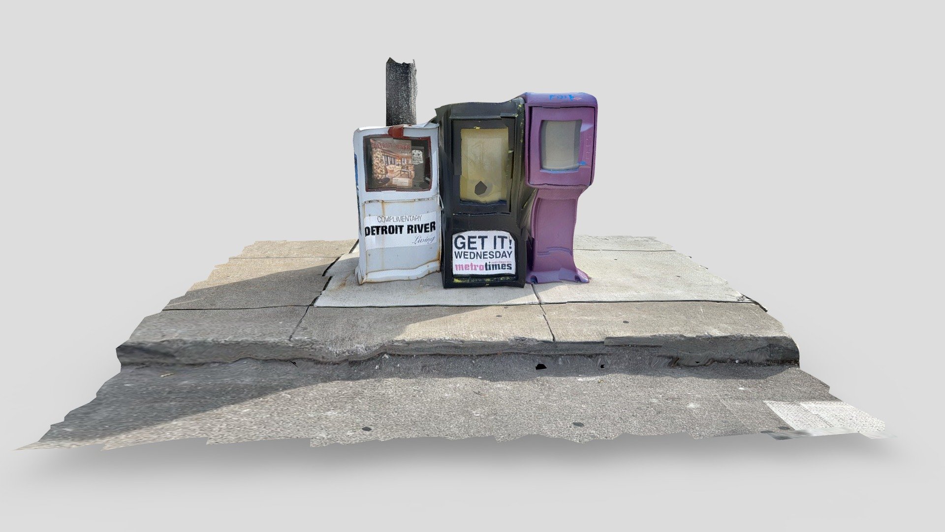 Day 16: Detroit Newspaper Stands