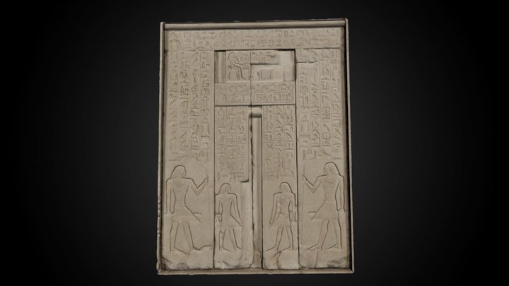 Egyptian false door, about 2400 BCE