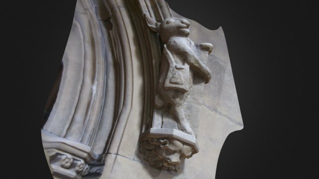 The Pilgrim Rabbit, St Mary's Church, Beverley 3D Model