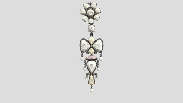 Victorian Jewel Adornment 3D Model