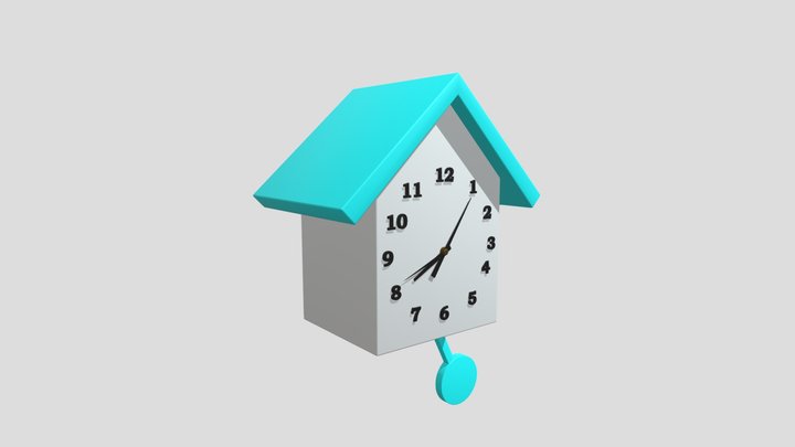 Wall Clock {Animated} – Modello 3D gratuito STL