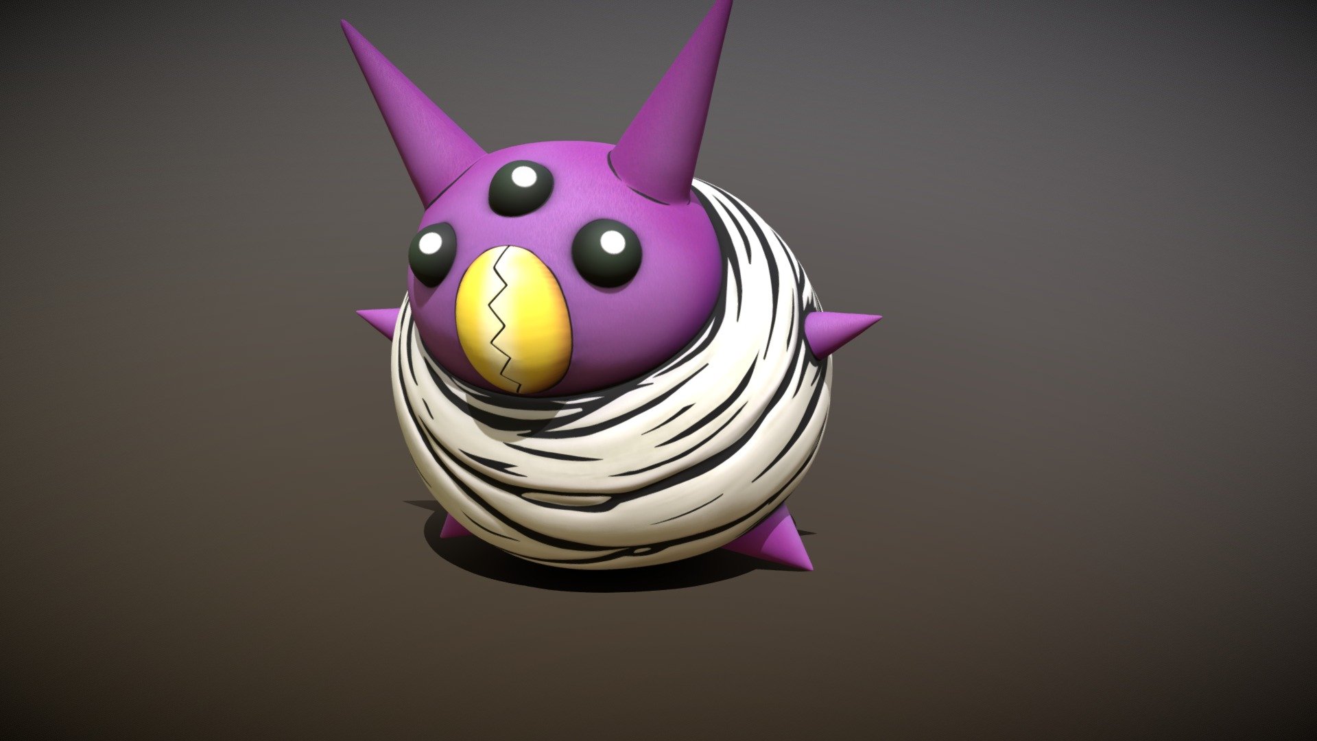 DokuMinomon - 3D model by Angel (@cagometro) [ffe68c7] - Sketchfab