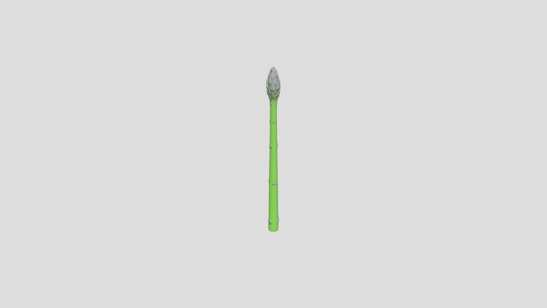 3D model Asparagus - This is a 3D model of the Asparagus. The 3D model is about shape.