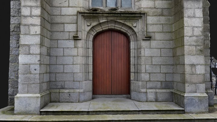 Cathedral door Newry 3D Model