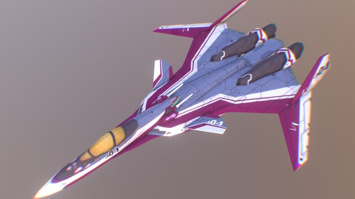 VF-31C Macross Delta PAPERCRAFT マクロスΔ 3D Model