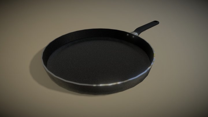Frying Pan Ø36cm 3D Model
