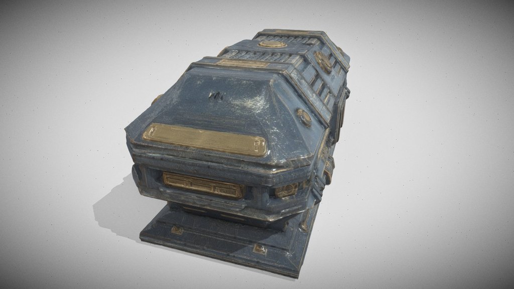Sci-Fi Coffin — Cryo Casket | sarcophagus