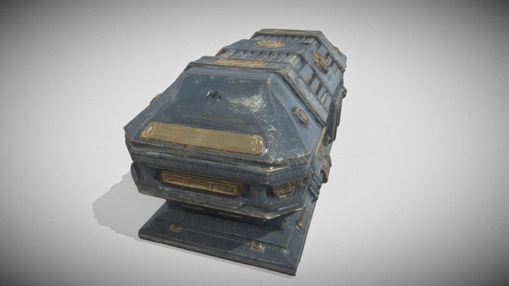 Sci-Fi Coffin — Cryo Casket | sarcophagus