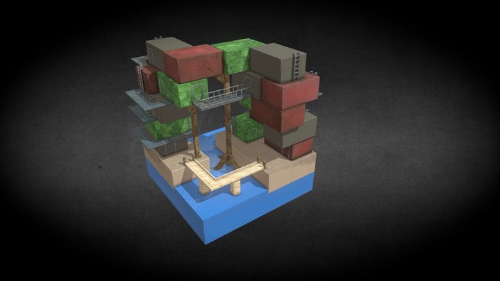ContainerShanty 3D Model