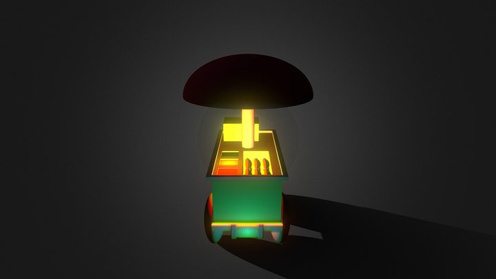 Hot Dog Cart 3D Model