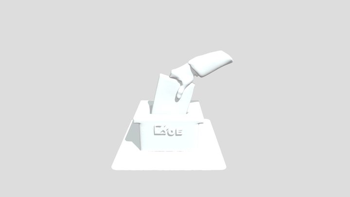 Voting Ballot Illustration 3D Model